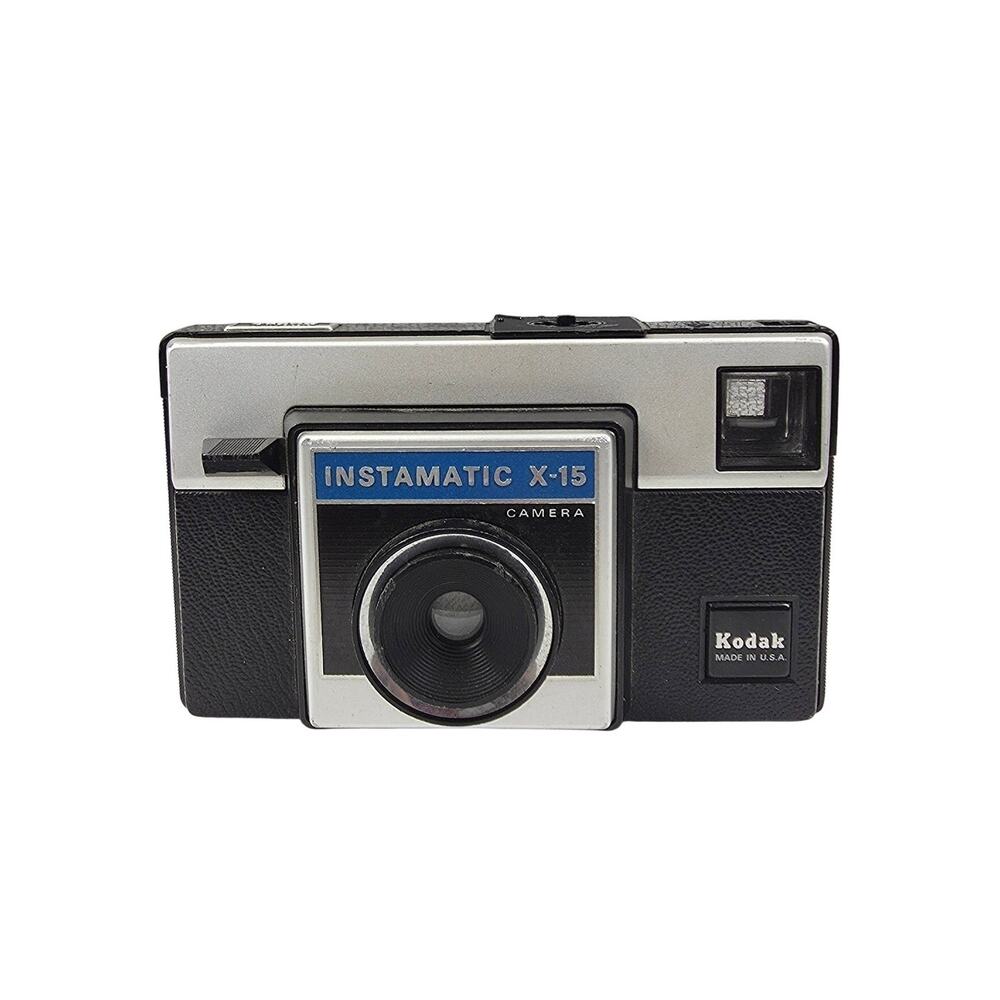 KODAK INSTAMATIC X-15 VINTAGE 126 FILM CAMERA, WINDS & SNAPS, COLLECTORS